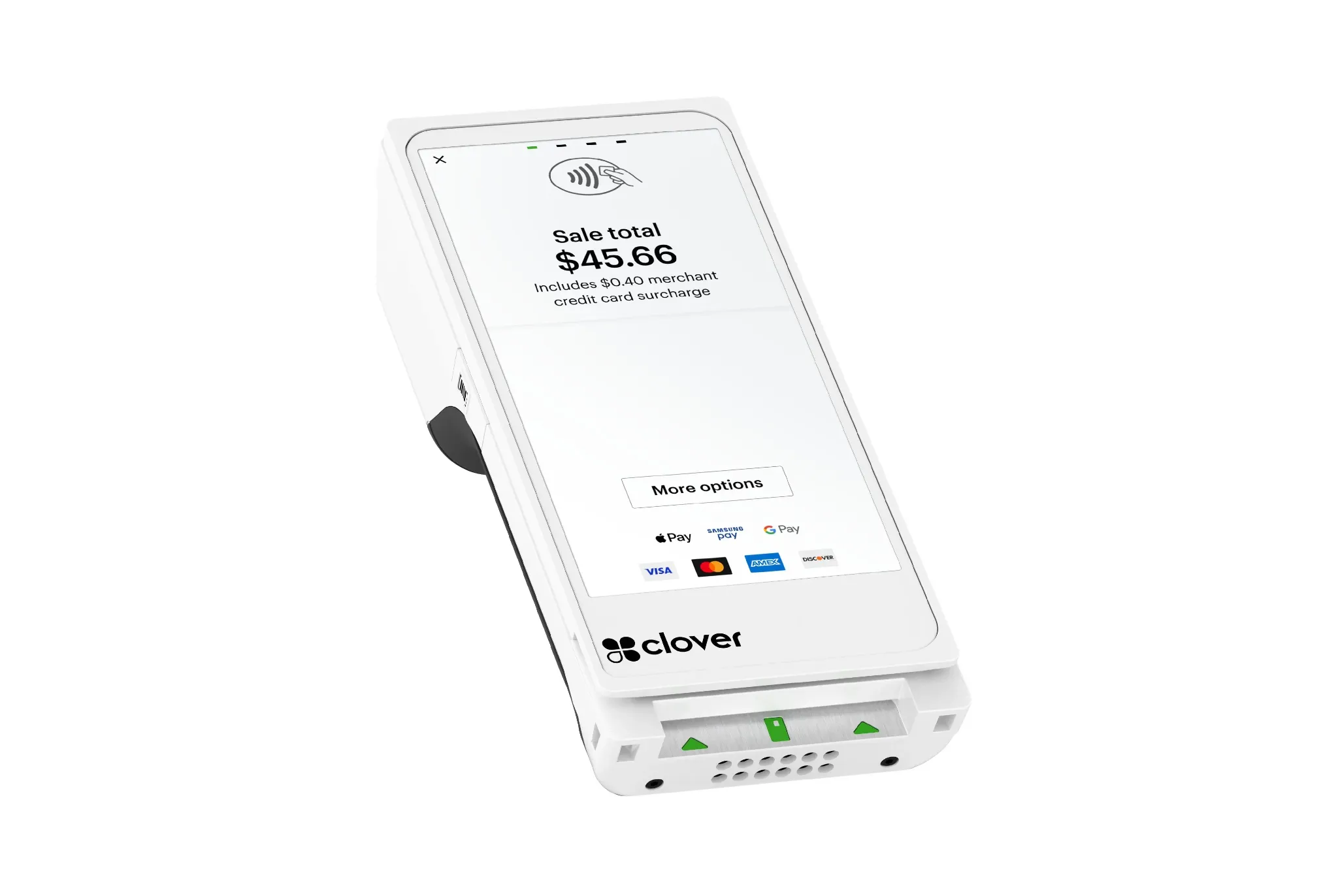 Portable handheld payment terminal